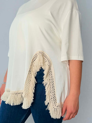 T-Shirt con frangia - Susy Star