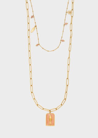 COLLANA DOPPIO FILO MINI CHARMS