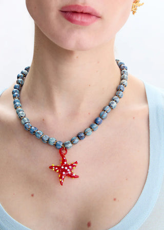 ZOE CERAMIC NECKLACE STAR PENDANT