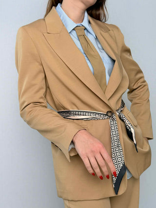Scarf jacket at the waist - Kontatto