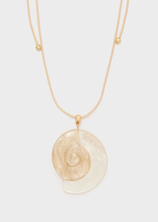 Double necklace with pendant