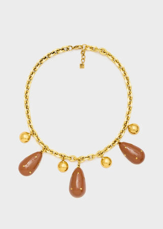 COLLANA JULS LUNGA ELEMENTO SMALTATO