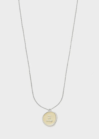 PENDENTE/COLLANA ENOUGH ACC.INOS PANNA/ARG