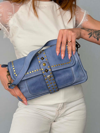 Mirta studded leather bag