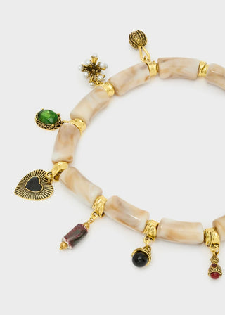 COLLANA KYE IN RESINA CON PENDENTI
