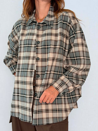 Camicia check Moro-Grigio