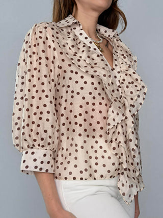 Camicia pois con rouge - Susy Mix