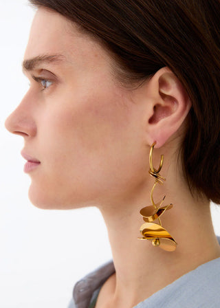 Orecchini cerchio con pendenti Nalì