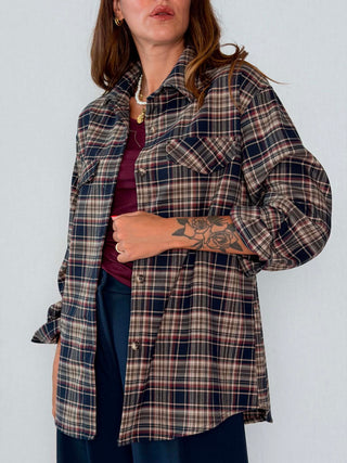Camicia check Blu