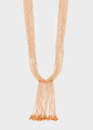 GLASS FRINGE NECKLACE
