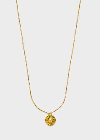 PENDENTE/COLLANA MEDUSA 3D ACC. INOS. ORO