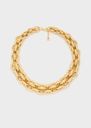 COLLANA CATENA 3D GIROCOLLO ORO