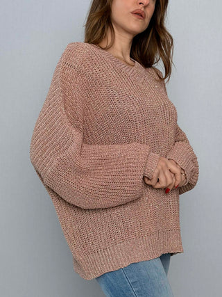 Maglia cut out lurex Susy Mix