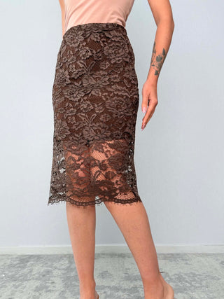 Macramé lace skirt - Tension In