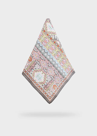 Nalì patterned silk foulard