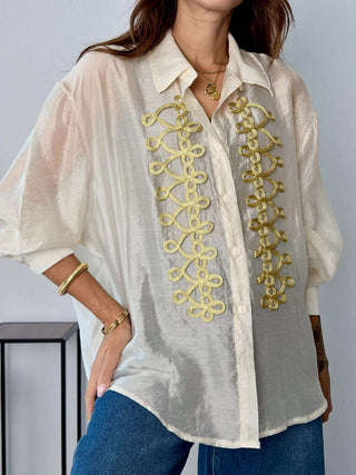 Camicia Napoleon Crema