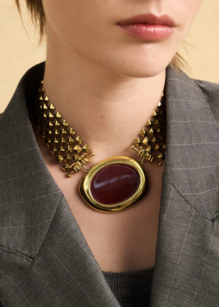 COLLANA ZOE CORTA ELEMENTO E SMALTO