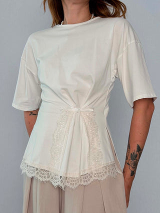 T-Shirt pizzo 56227