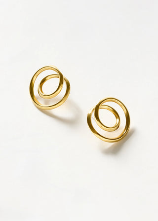 Nalì Double Intertwined Earrings