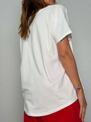 T-Shirt No Stress - Marrone