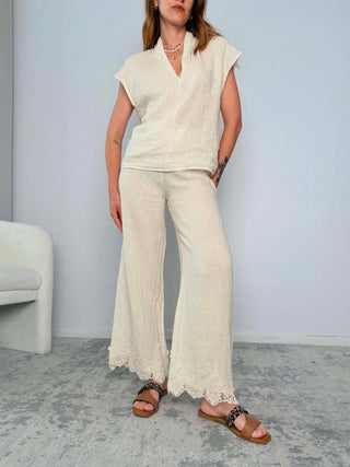 Completo Lino Casacca-Pantalone