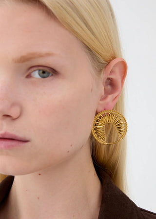 Orecchini lobo cerchio Nalì