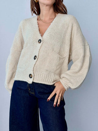 Cardigan 3 bottoni Calce - HaveOne