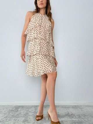 Ruffled polka dot dress - Susy Mix