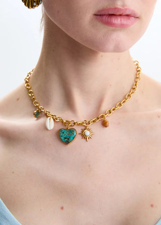 COLLANA CHAIN MULTICHARMS