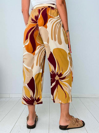 Pantalone con cintura Vercelli Beige-India