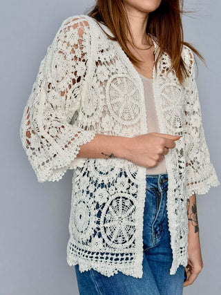 Susy Mix crochet cardigan