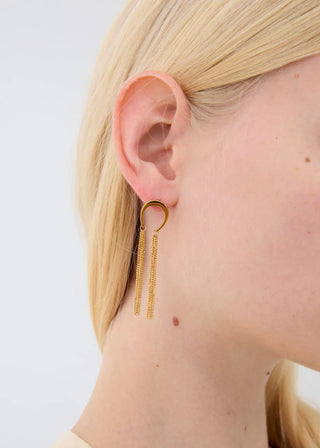 Orecchini pendenti multifilo Nalì