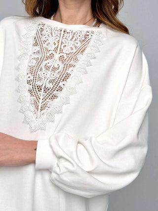 Felpa con pizzo HaveOne