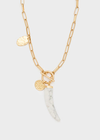 COLLANA RORY PENDENTE PIETRA NATURALE