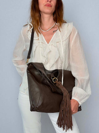 Terry leather bag