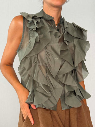Camicia Nizza Verde Militare