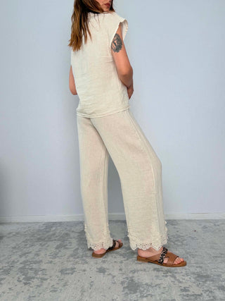 Completo Lino Casacca-Pantalone