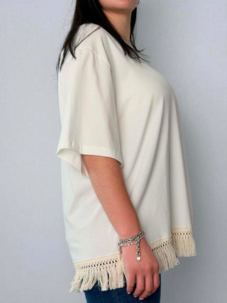 T-Shirt con frangia - Susy Star