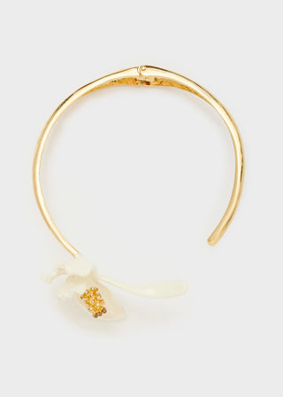 Collana rigida con fiore Nalì