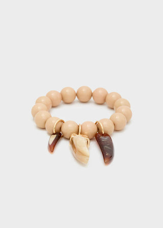 BRACCIALE SFERE E ELEMENTI CORNO