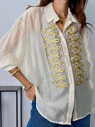 Camicia Napoleon Crema