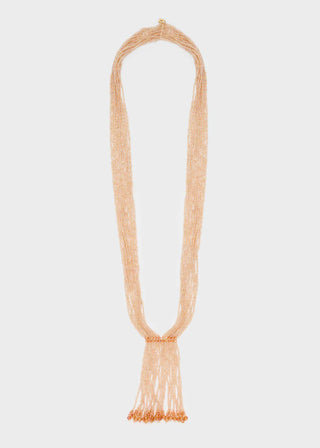 GLASS FRINGE NECKLACE