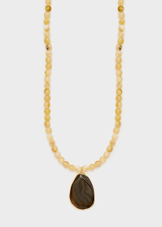 COLLANA SAMIRA PENDENTE NATURALE