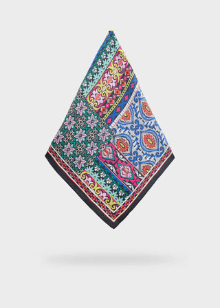 Nalì patterned silk scarf