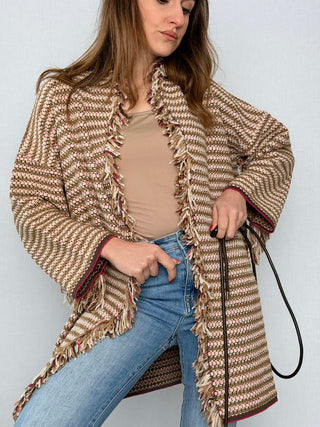 Cardigan giacca tramata - Kontatto