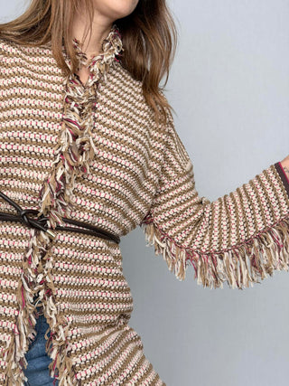 Cardigan giacca tramata - Kontatto