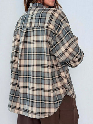Camicia check Moro-Grigio