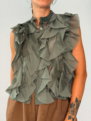 Camicia Nizza Verde Militare