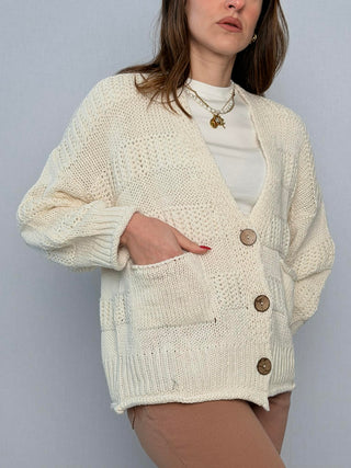 Cardigan with raised bands Haveone