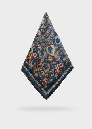 Foulard fantasia floreale Nalì